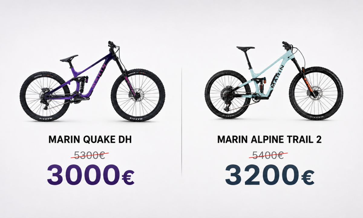 Used Marin Mountain Bikes in Morzine | Quake DH & Alpine Trail 2 | Galopin